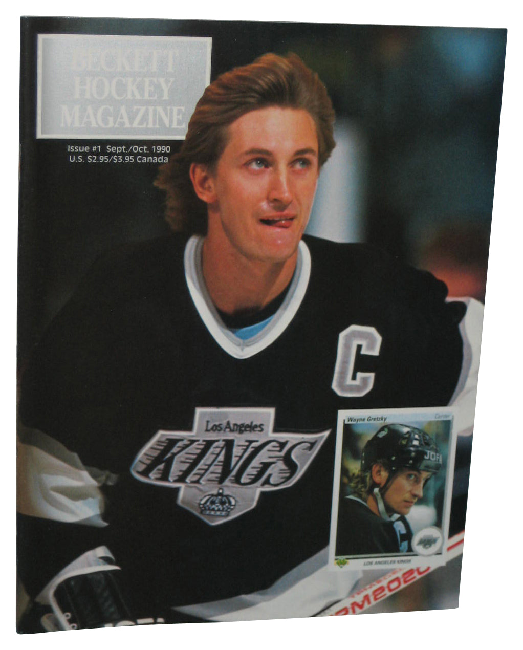 Beckett Hockey Sept / Oct 1990 Magazine Book Issue #1 - (Wayne Gretzsky Cover)