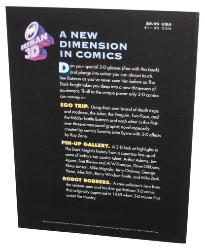 DC Comics Presents Batman 3D (1990) Graphic Novel Paperback Book w/ 3D Glasses