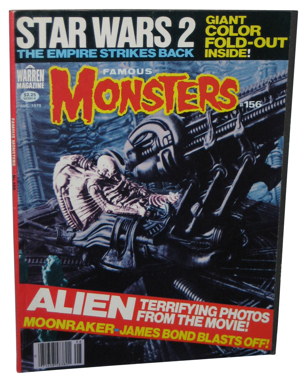 Famous Monsters Warren August 1979 Magazine Book w/ Poster - (Alien Cover)