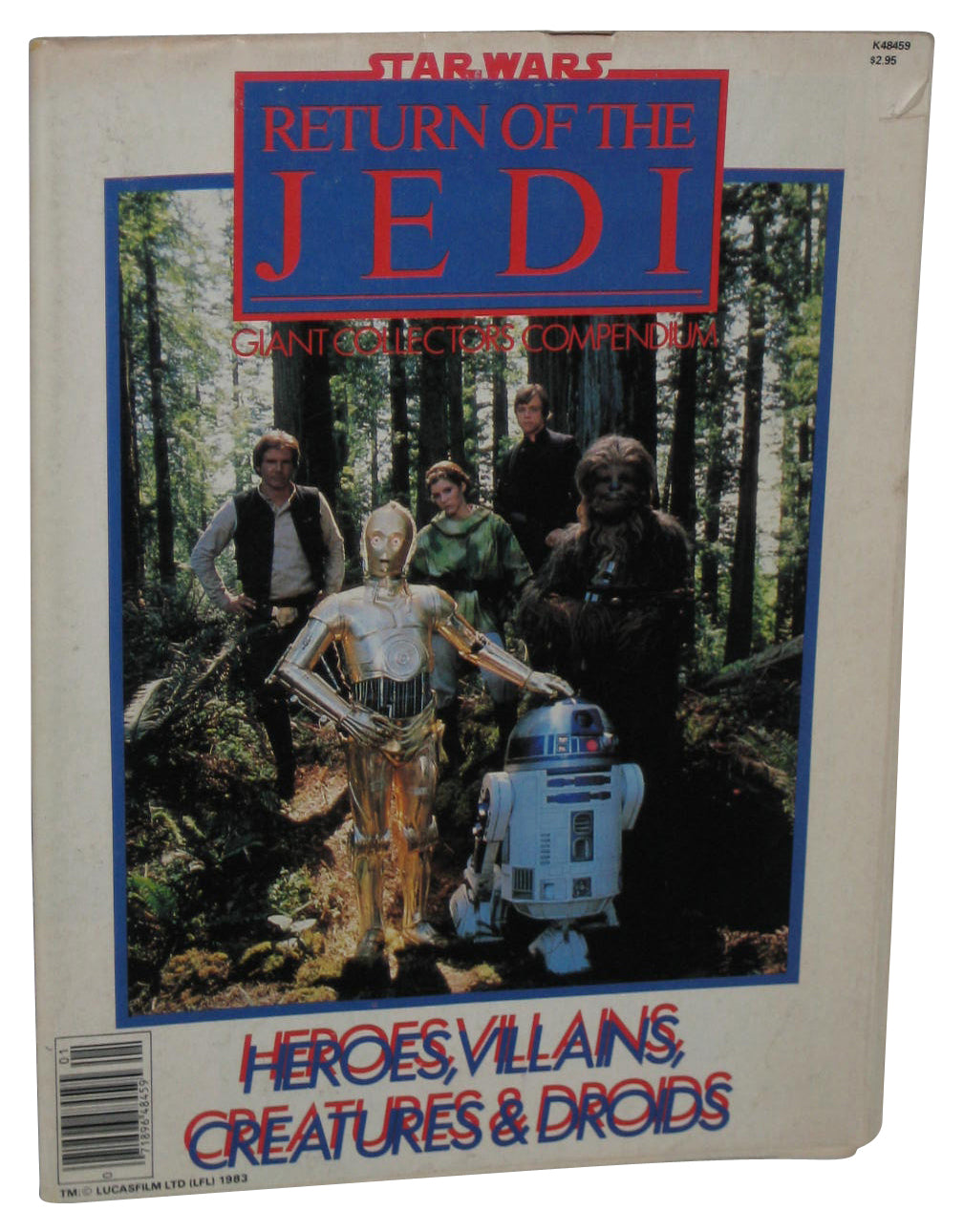 Star Wars Return of the Jedi Giant Collectors Compendium (1983) Paperback Book