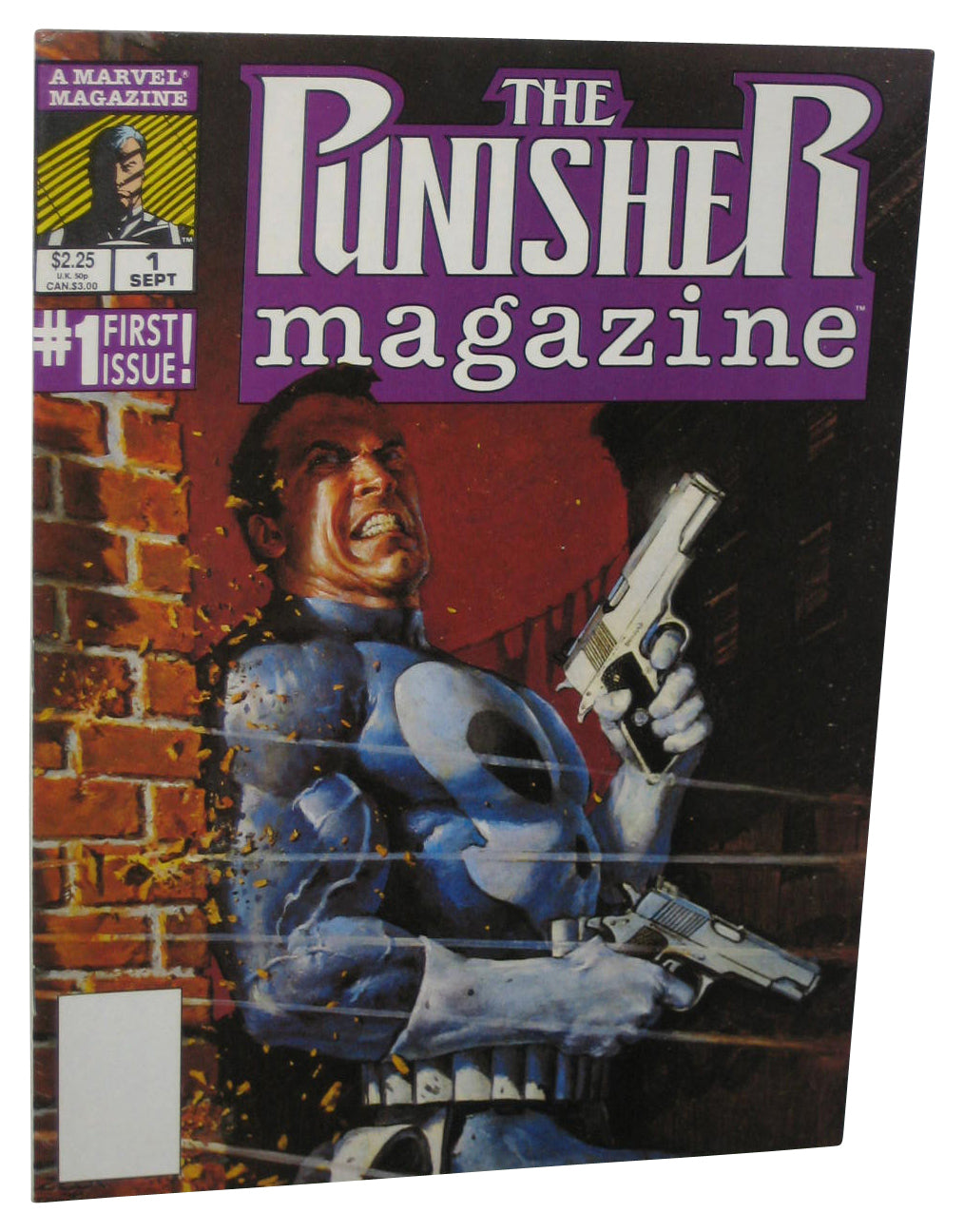 Marvel Comics The Punisher September 1989 First Issue Magazine Book #1