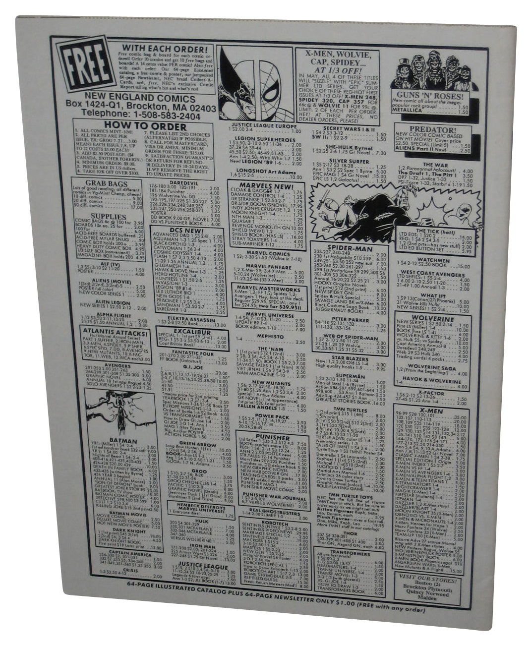 Marvel Comics The Punisher September 1989 First Issue Magazine Book #1