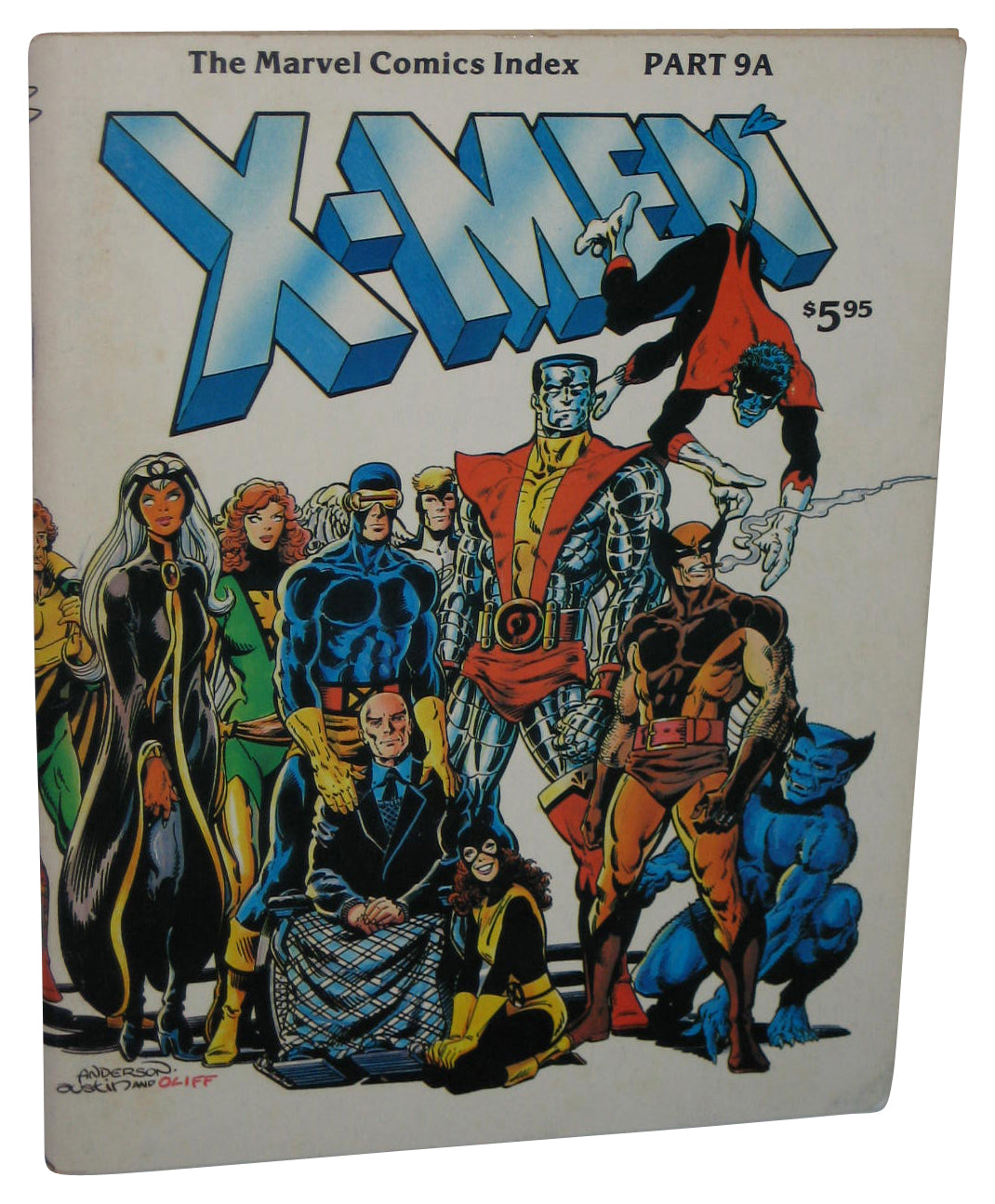 The Marvel X-Men Index Part 9A (1981) Paperback Book