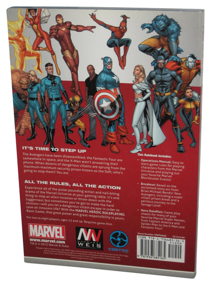 Marvel Comics Heroic Roleplay Basic Game (2012) Paperback RPG Book