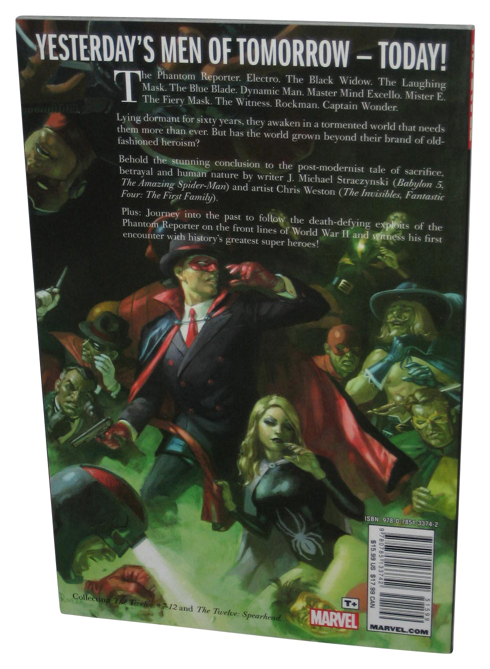 Marvel Comics The Twelve (2012) Paperback Book