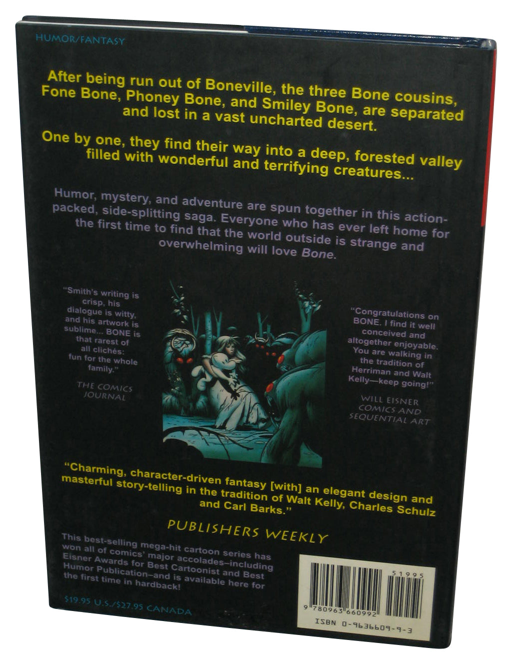 Bone Vol. 1 Out From Boneville (1995) Hardcover Book