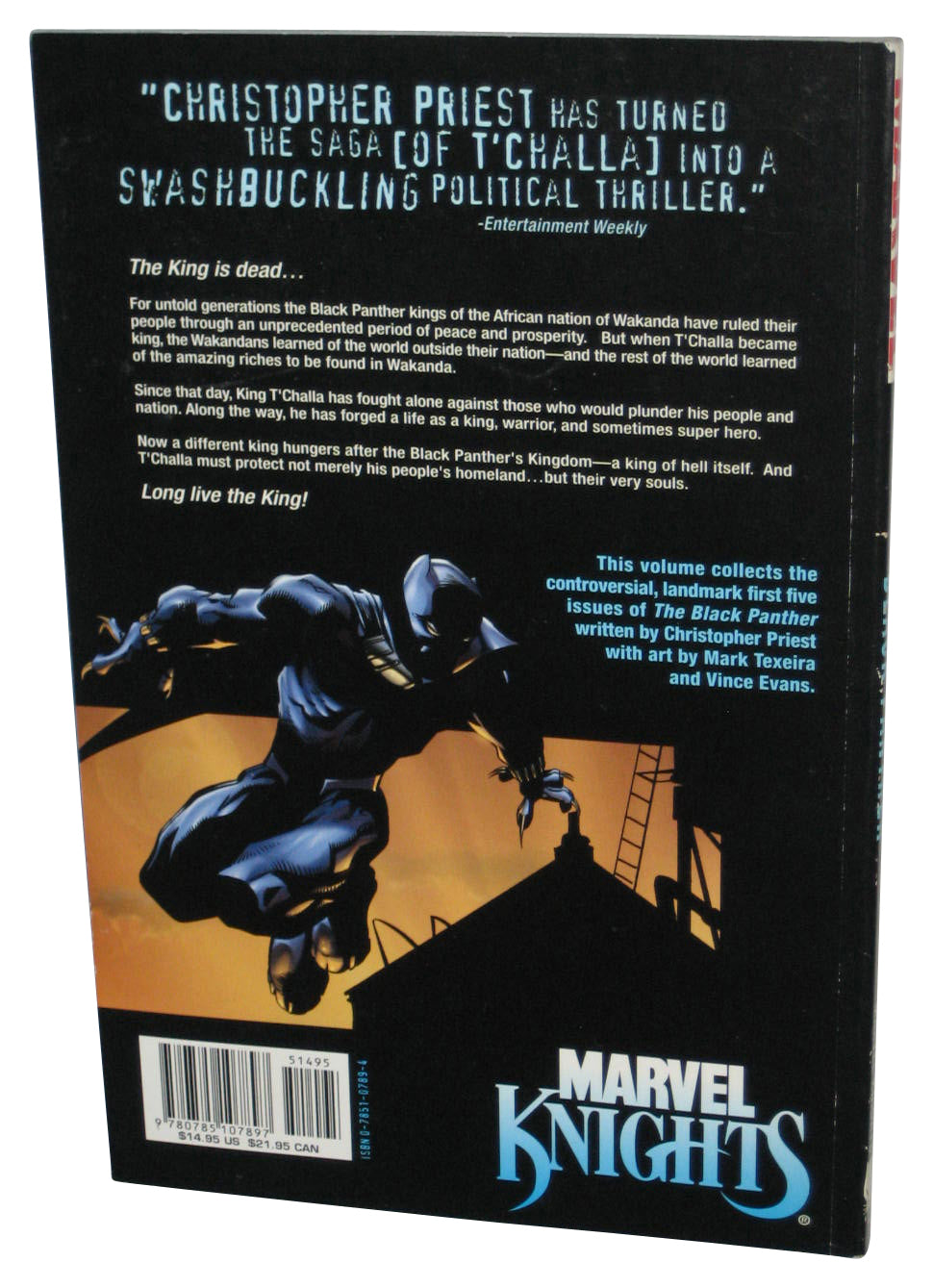Marvel Comics Black Panther Vol. 1 The Client (2001) Paperback Book