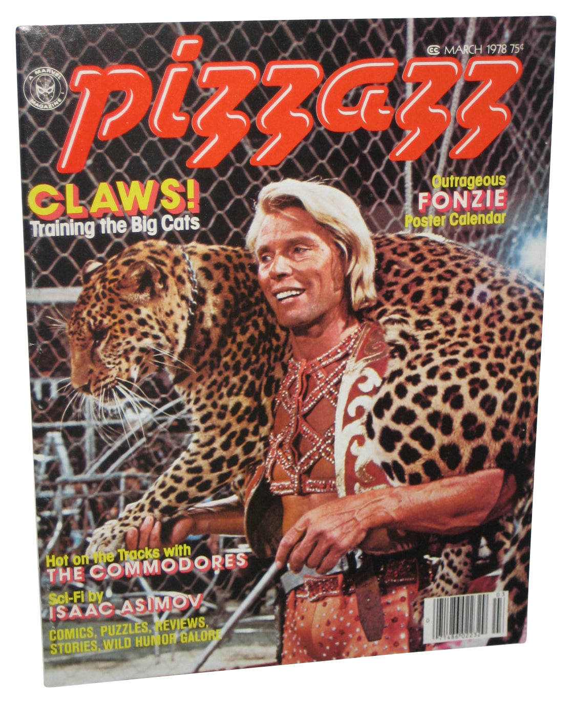 Pizzazz March 1978 Magazine Book w/ Fonzie Poster Calendar