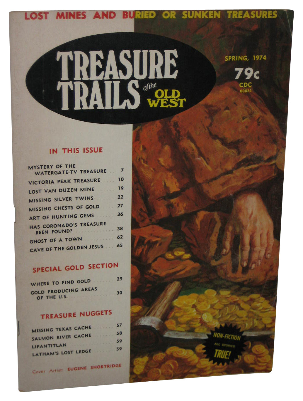 Treasure Trails of The Old West Spring 1974 Magazine Book