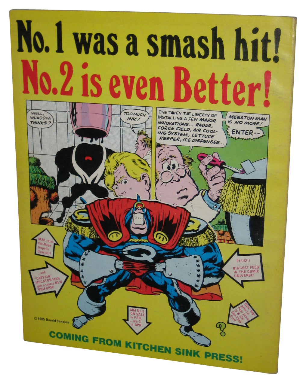 Will Eisner's Quarterly No. 4 (1985) Kitchen Sink Comix Magazine Paperback Book