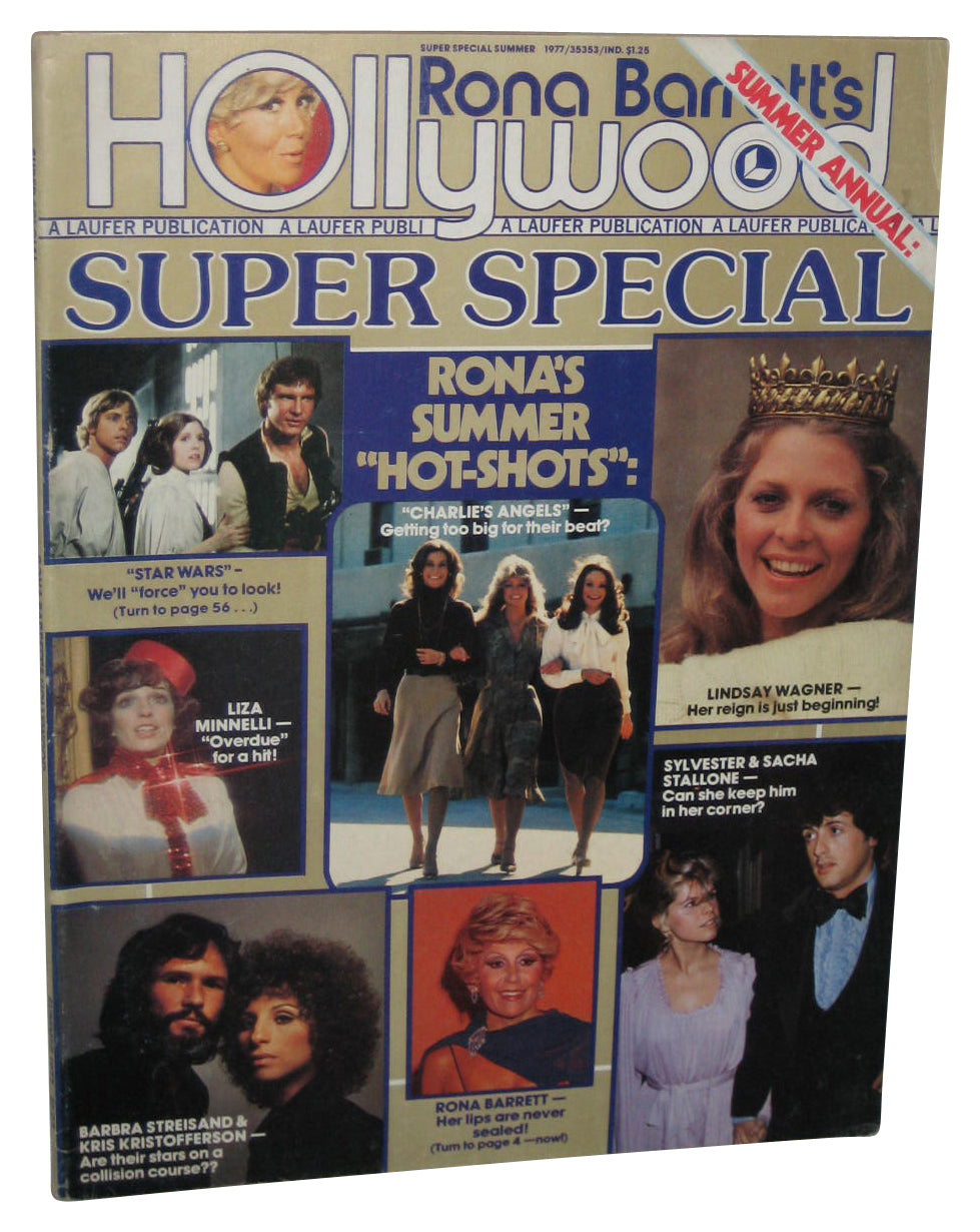 Hollywood Super Special Rona Barrett's Summer Annual (1977) Magazine Book