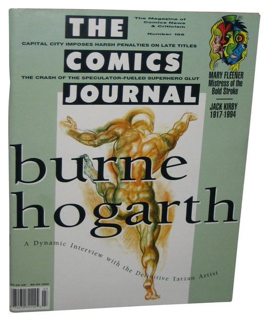 The Comics Journal Burne Hogarth Paperback Magazine Book #166
