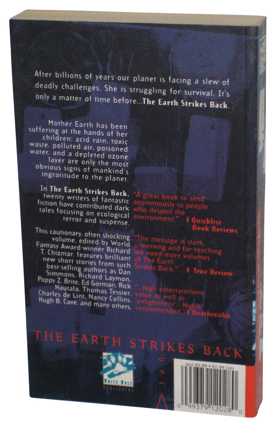 The Earth Strikes Back An Anthology of Ecological Horror (1996) Paperback Book