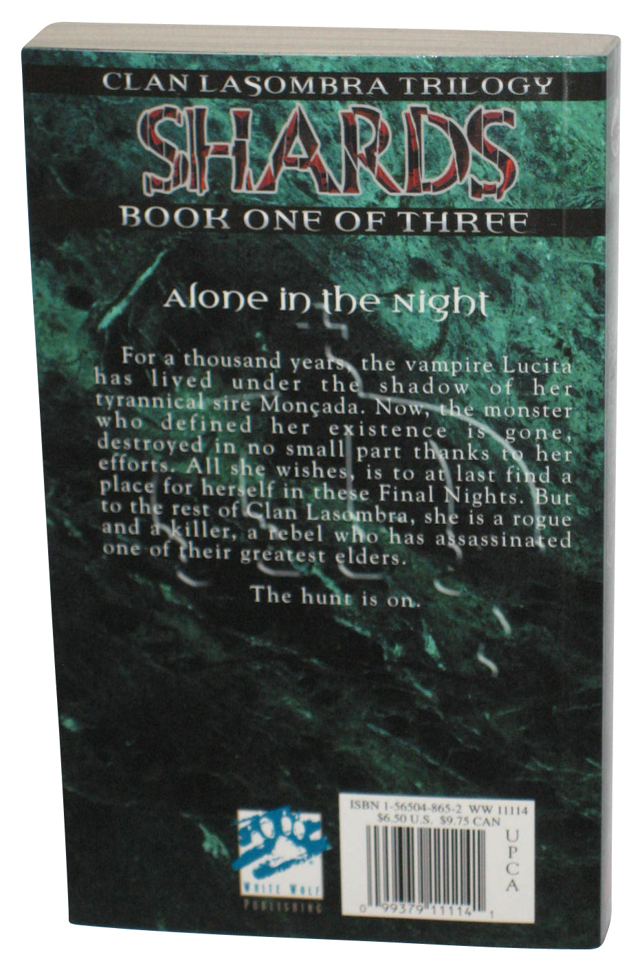 Vampire The Masquerade Shards Clan Lasombral (2002) Paperback Book