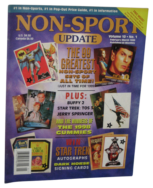Non-Sport Update Vol. 10 No. 1 February-March 1999 Magazine Book