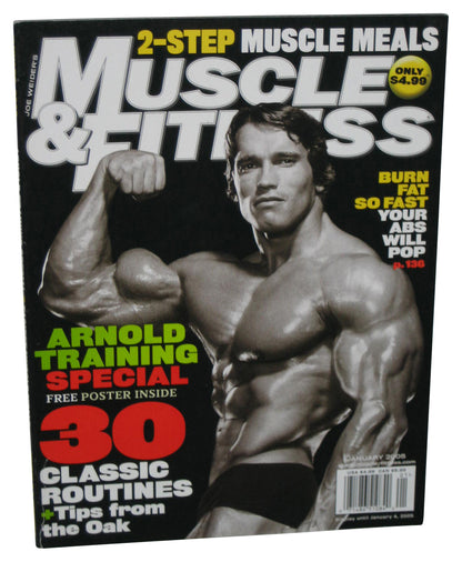 Muscle & Fitness January 2005 Magazine Book - (Arnold Schwarzenegger Cover)
