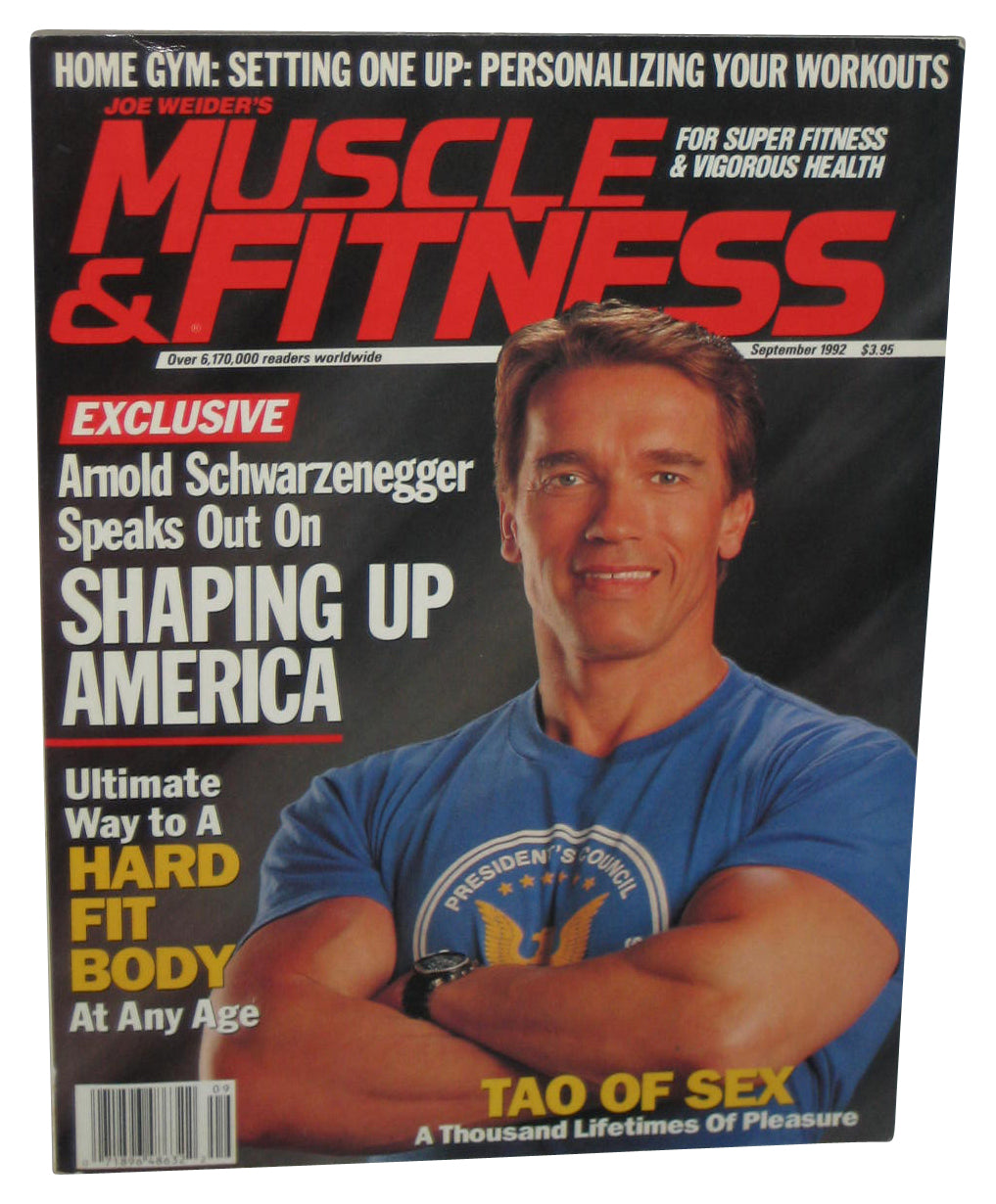 Muscle & Fitness September 1992 Magazine Book - (Arnold Schwarzenegger Cover)