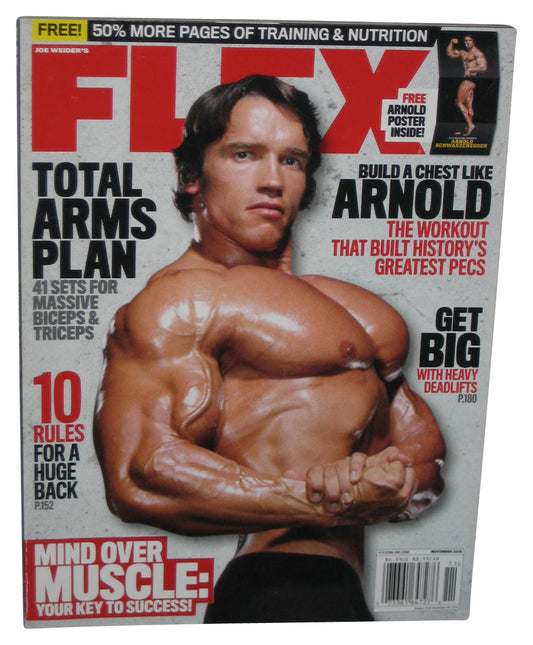 Flex November 2016 Magazine Book - (Arnold Schwarzenegger Cover)