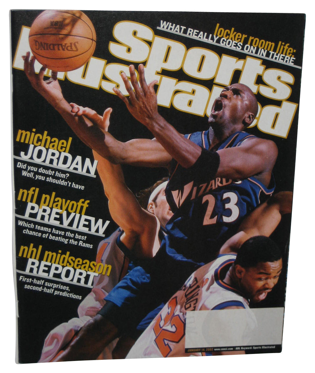 Sports Illustrated Vol. 96 No. 2 January 14 2002 Magazine Book - (Michael Jordon Cover)