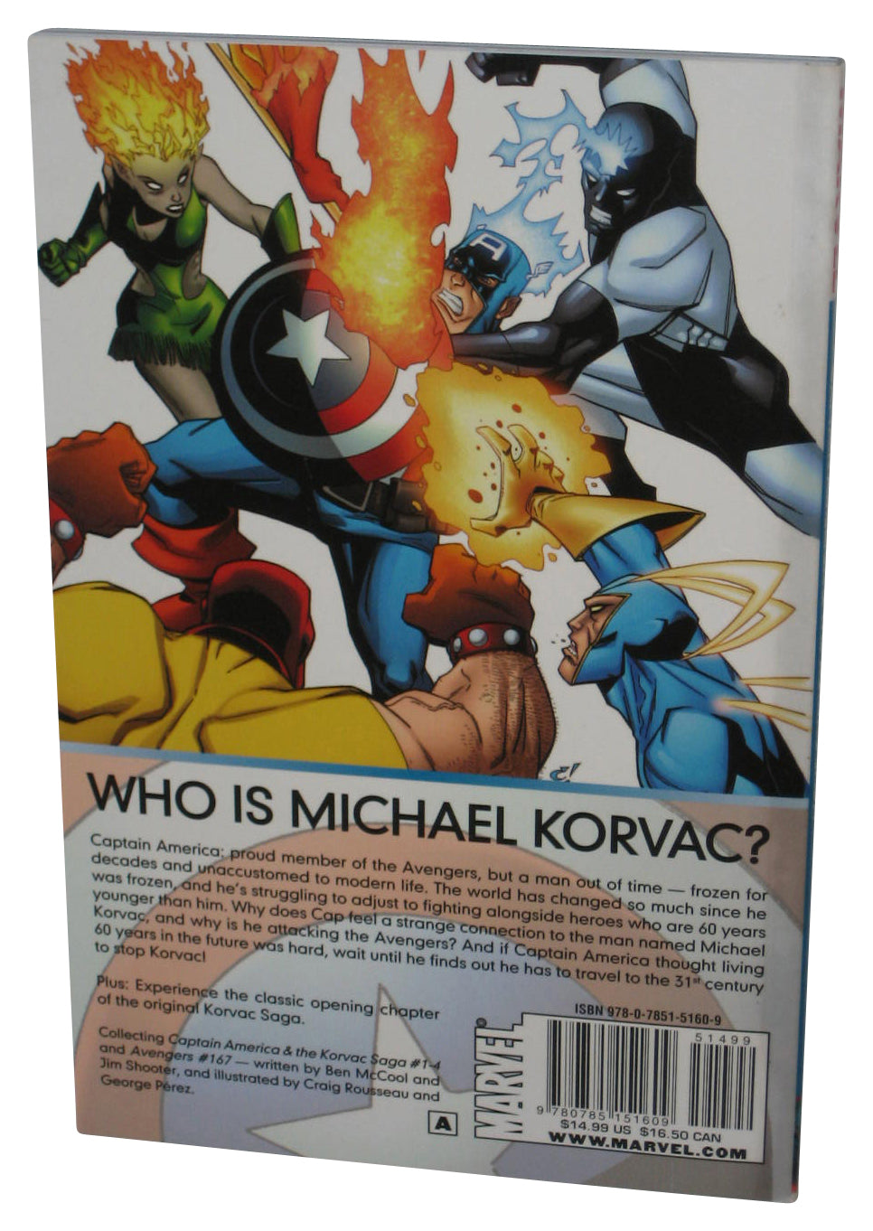 Marvel Captain America & The Korvac Saga (2011) Paperback Book
