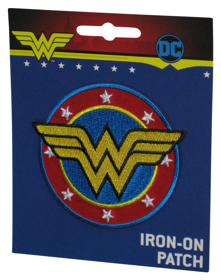 DC Comics Wonder Woman Logo 3-Inch Full Color Embroidery Ata-Boy Iron-On Patch 61021DC
