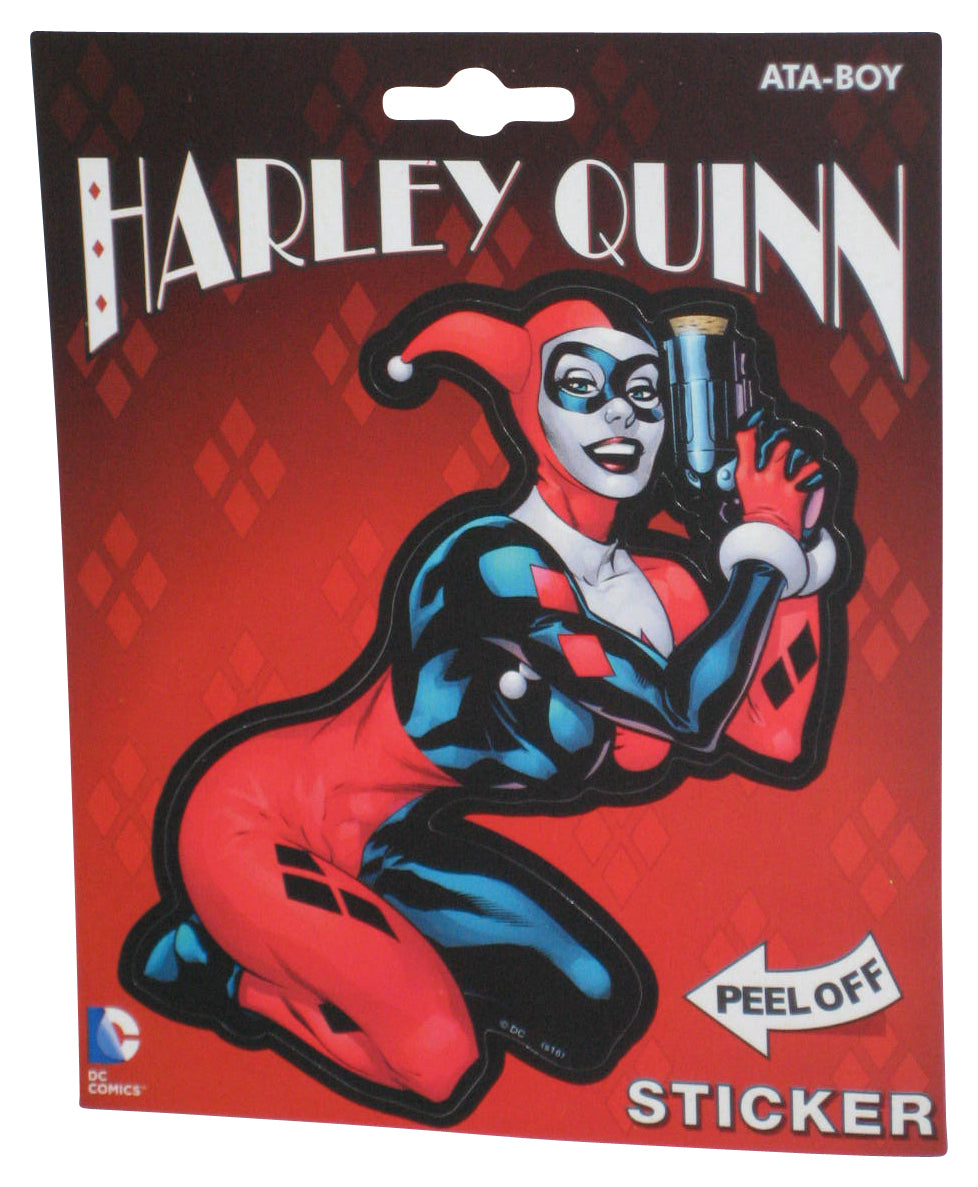 DC Comics Harley Quinn Logo Ata-Boy Full Color Sticker 45257S