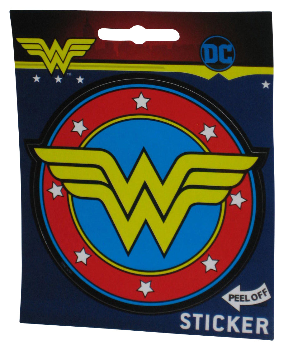 DC Comics Wonder Woman Logo Ata-Boy Full Color Sticker 45155S