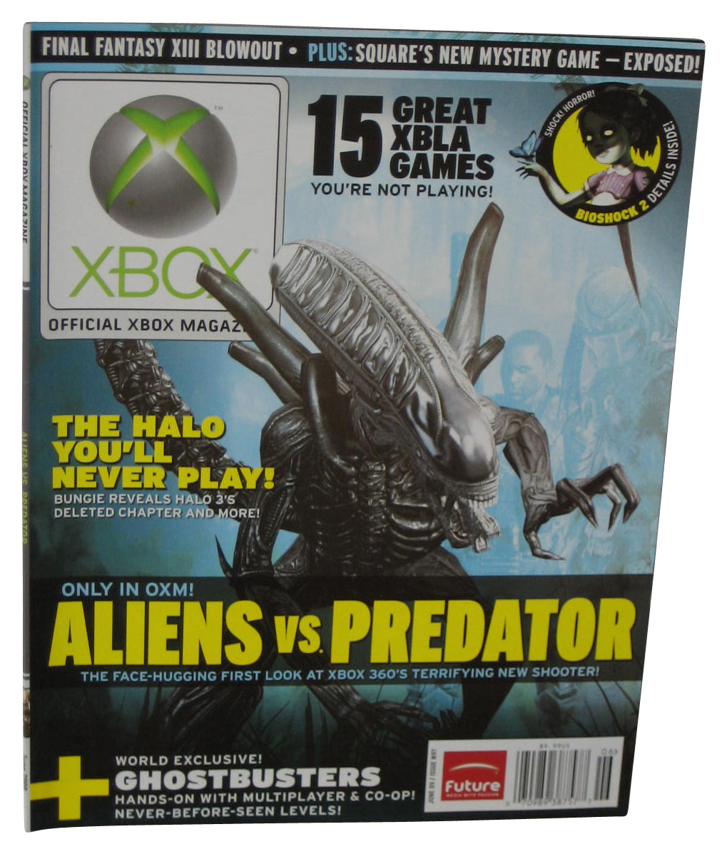 Xbox June 2009 Official Magazine Book Issue #97 - (Aliens vs. Predator Cover)