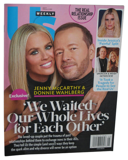 Us Weekly February 3 2025 Magazine Book - (Jenny McCarthy & Donnie Wahlberg Cover)