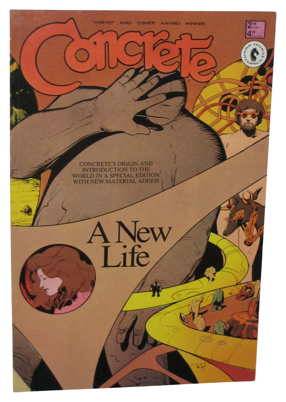 Concrete A New Life (1989) Dark Horse Comics Paperback Book