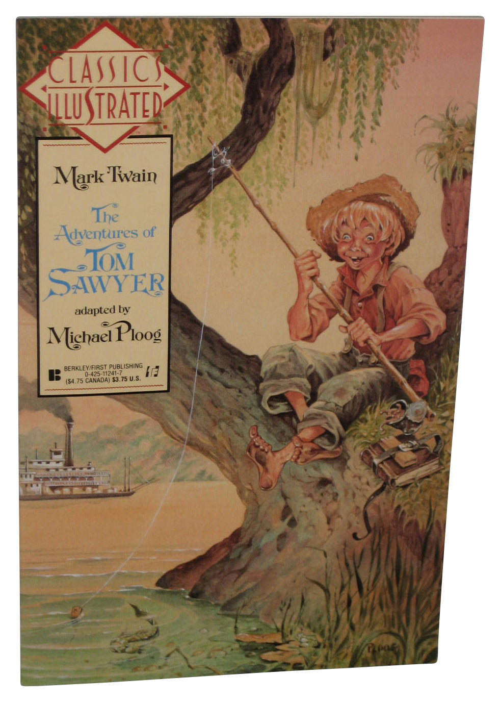 Classics Illustrated The Adventures of Tom Sawyer (1990) Paperback Book