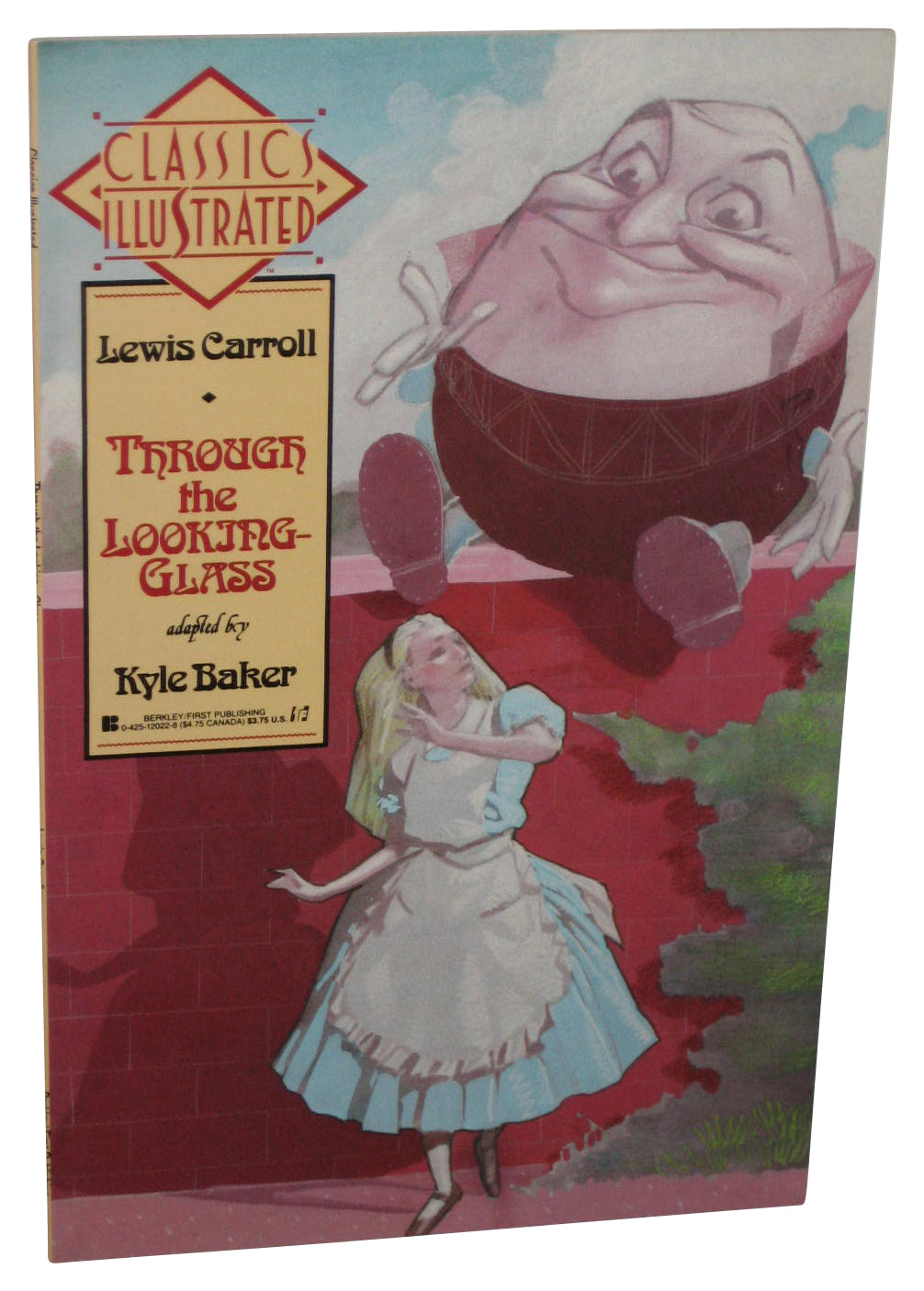 Classics Illustrated Through The Looking-Glass (1990) Paperback Book