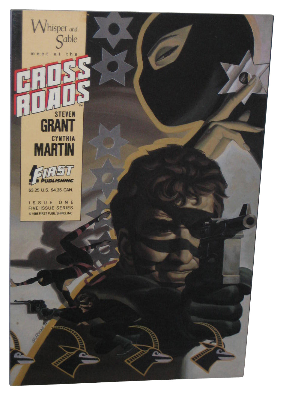 Whisper and Sable Cross Roads (1988) First Publishing Paperback Book