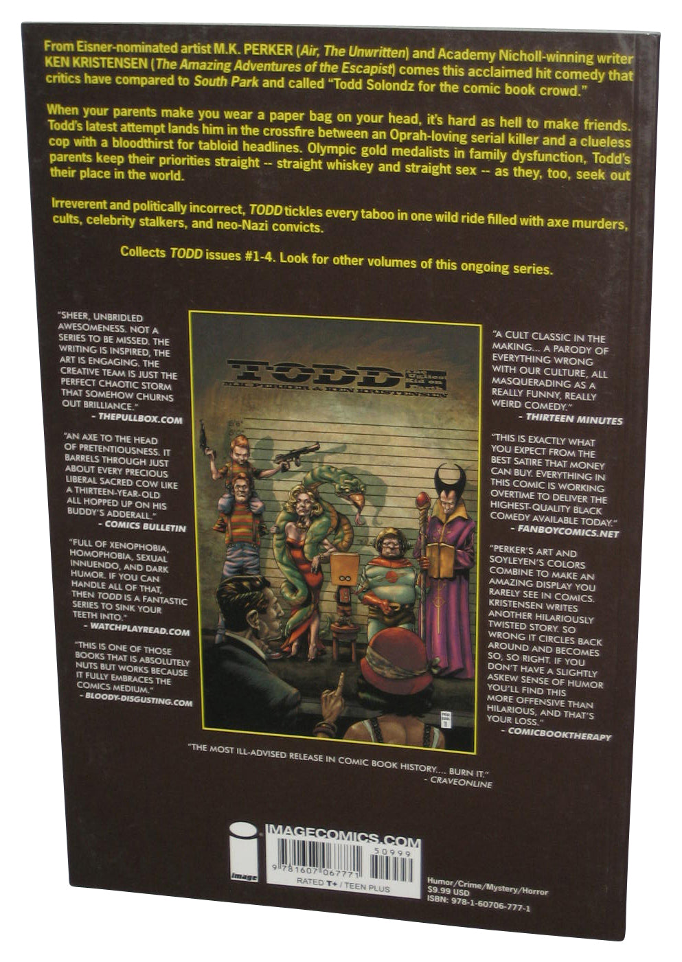 Todd The Ugliest Kid On Earth Volume 1 (2013) Image Comics Paperback Book