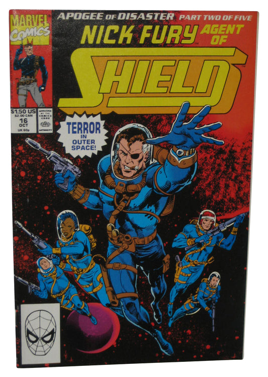 Marvel Comics Nick Fury Agent of Shield (1990) Comic Book #16