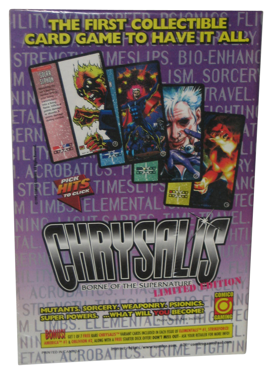 Elementals Comico Comics (1984) Sealed Paperback Book w/ Trading Card