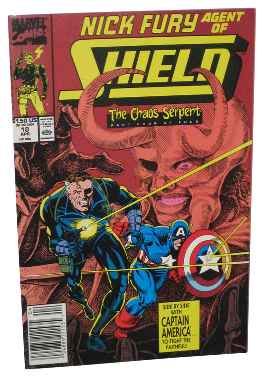 Marvel Comics Nick Fury Agent of SHIELD The Chaos Serpent (1990) Comic Book #10