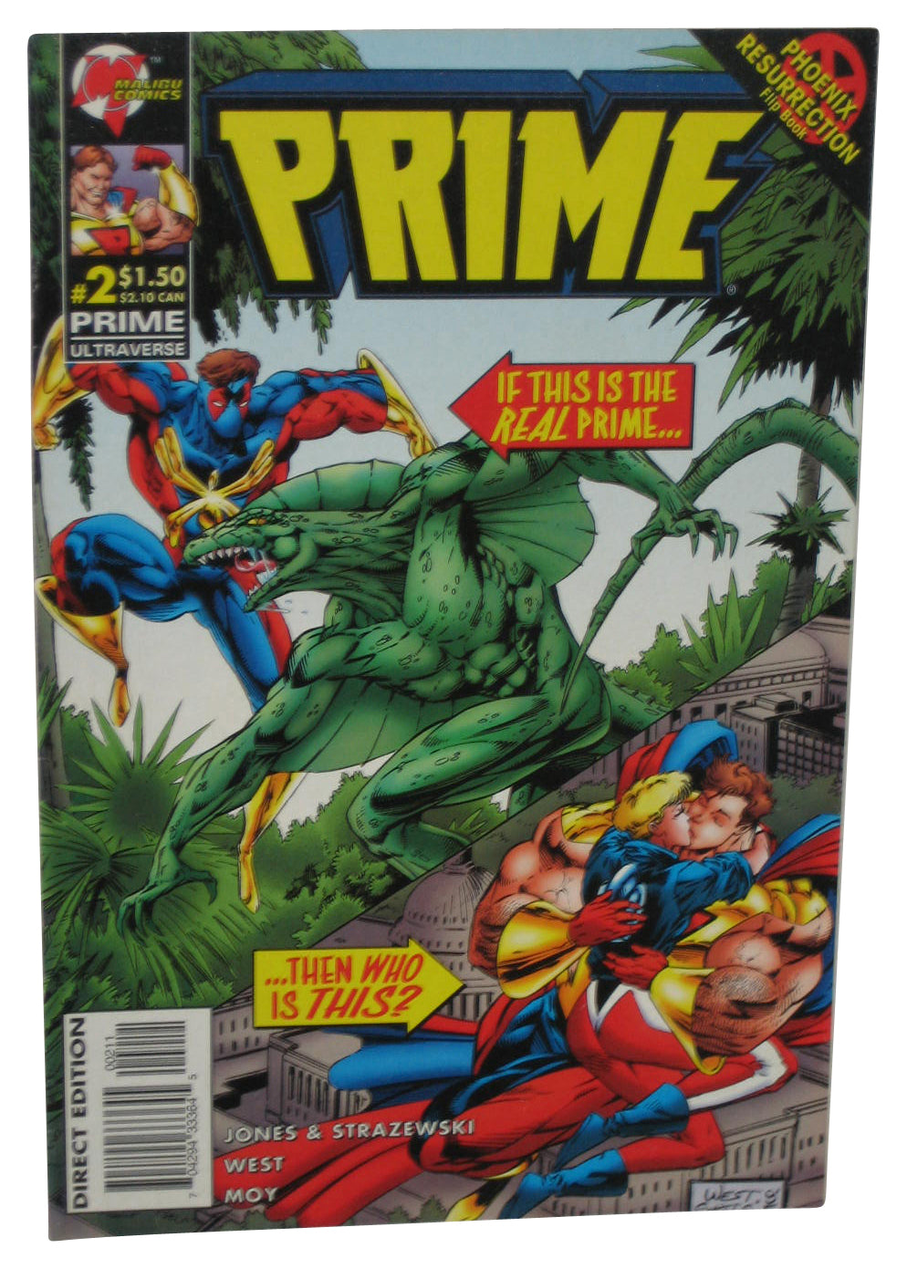 Prime Ultraverse Malibu Comics (1996) Phoenix Resurrection Comic Book #2