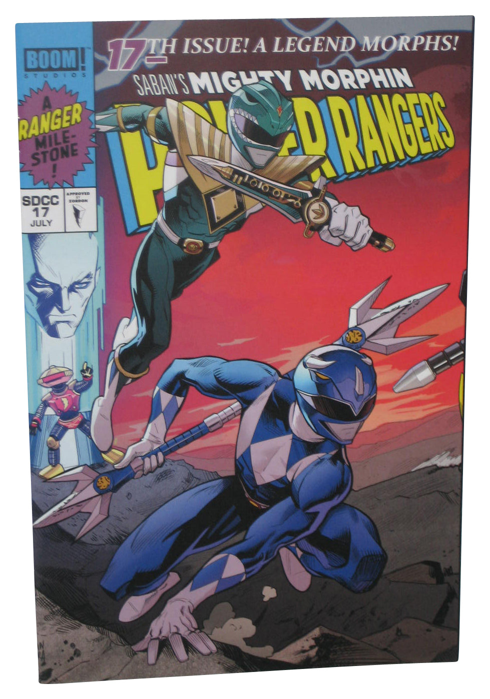 Mighty Morphin Power Rangers SDCC Convention July 2017 Boom Comic Book #17 - (Mora Cover)