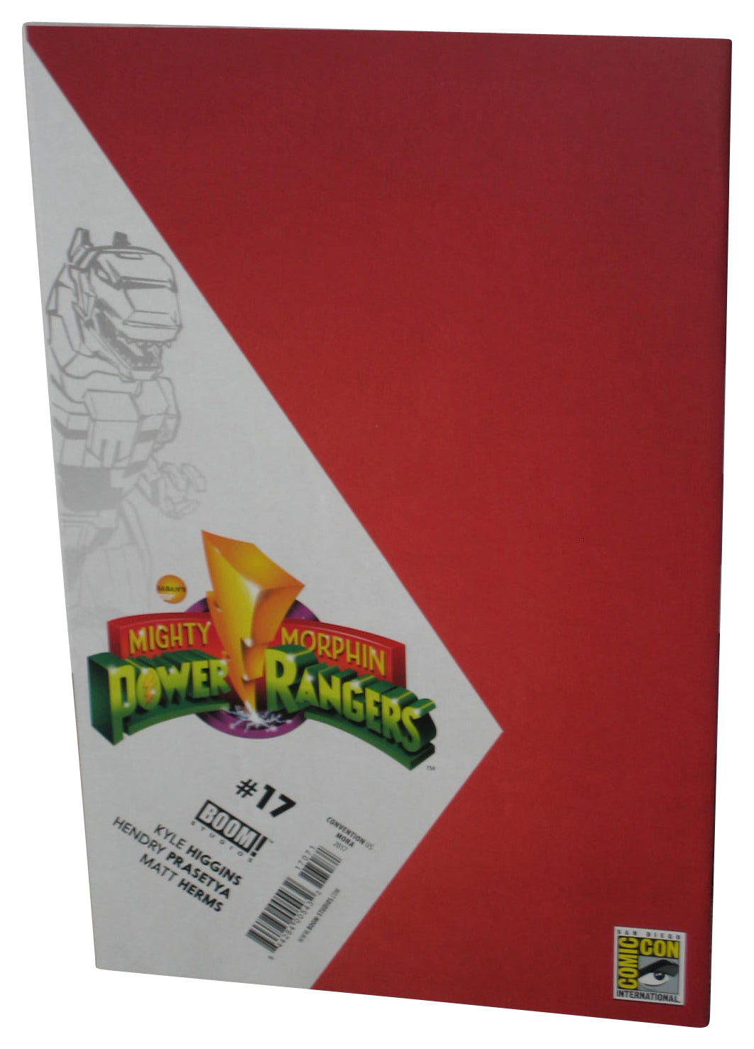 Mighty Morphin Power Rangers SDCC Convention July 2017 Boom Comic Book #17 - (Mora Cover)