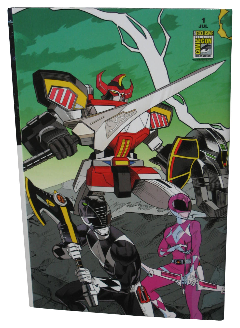 Go Go Power Rangers SDCC Convention July 2017 Boom Comic Book #1 - (X-Men Gatefold Homage Cover)