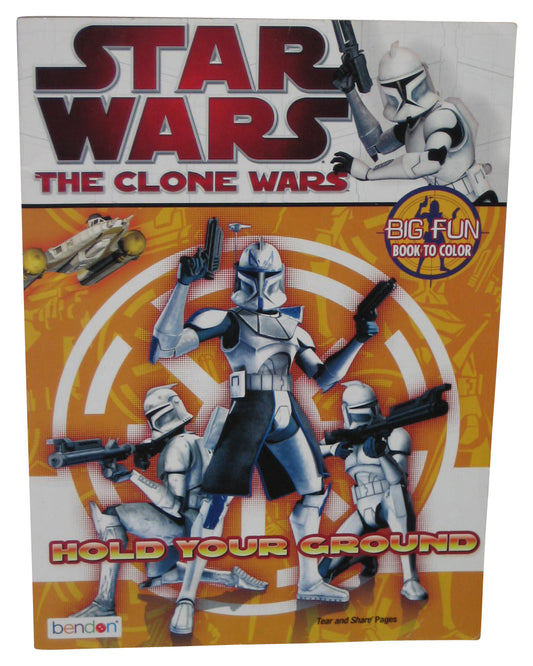 Star Wars The Clone Wars Hold Your Ground (2009) Bendon Big Fun Coloring Book