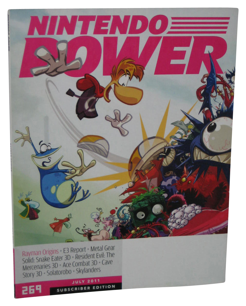 Nintendo Power July 2011 Magazine Book #269 - (Rayman Origins Cover)