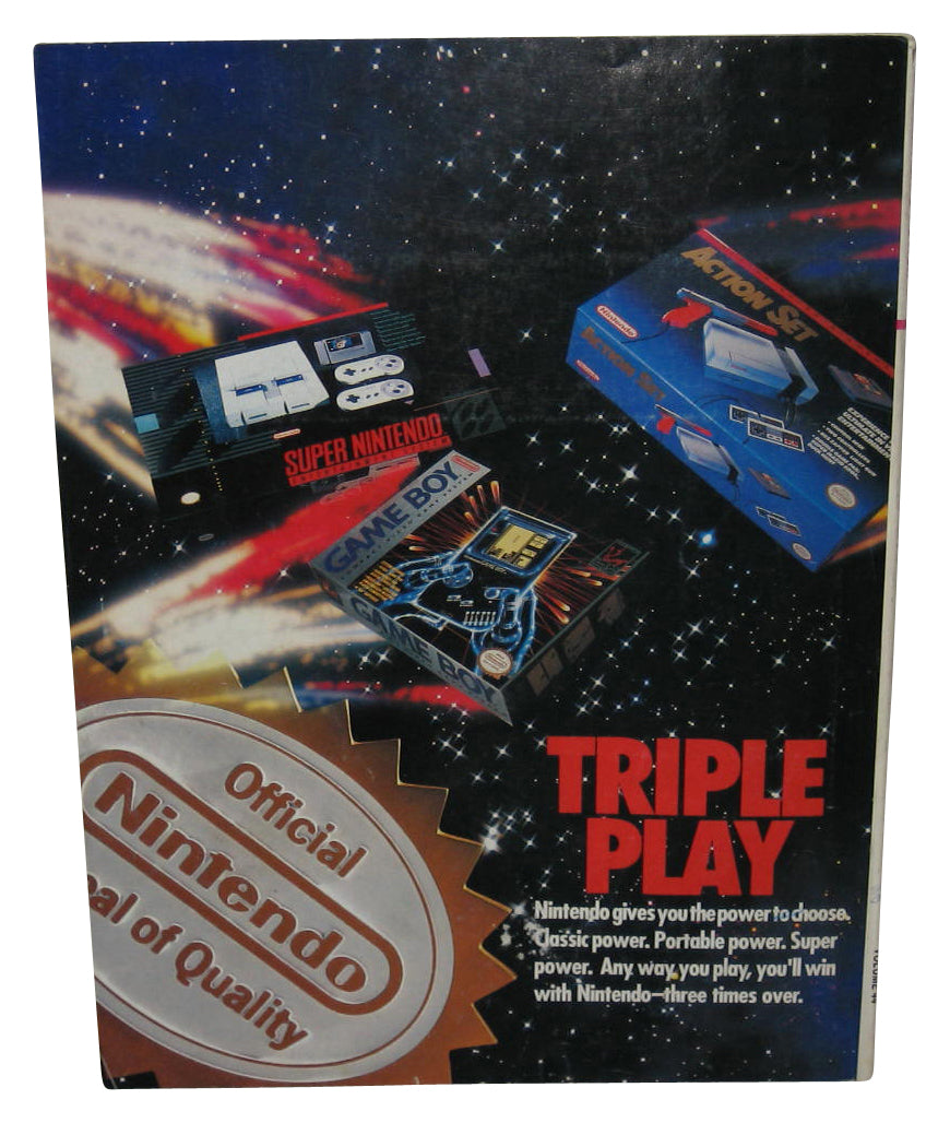 Nintendo Power January Vol. 44 Magazine Book w/ Ren & Stimpy Poster - (Mickey Mouse Magical Quest Cover)