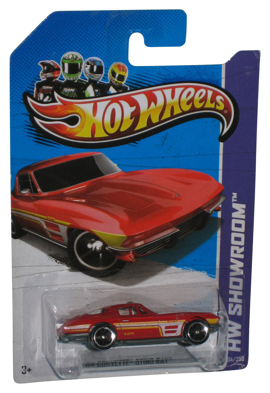 Hot Wheels HW Showroom (2012) Red '64 Corvette Sting Ray Toy Car 204/250