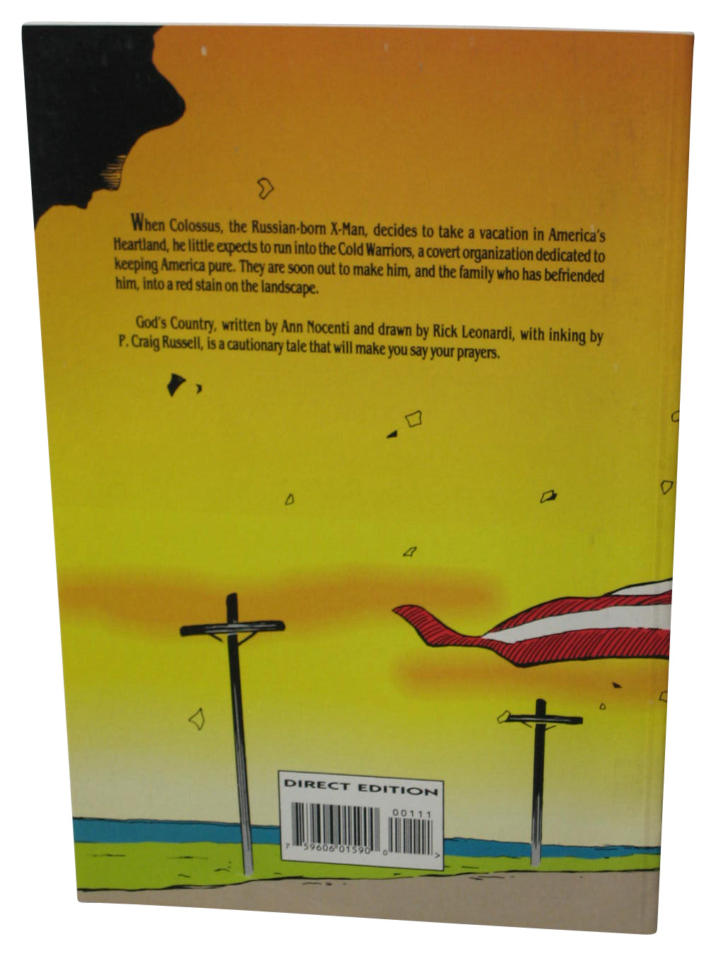 Marvel Comics Colossus God's Country (1994) Paperback Book