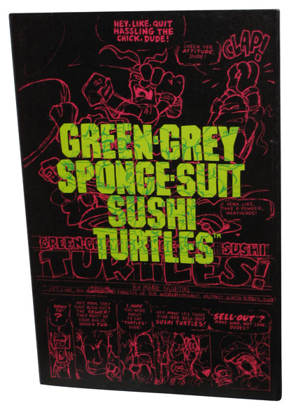 Marvel Green-Grey Sponge-Suit Sushi Turtles Parody (1990) Paperback Book