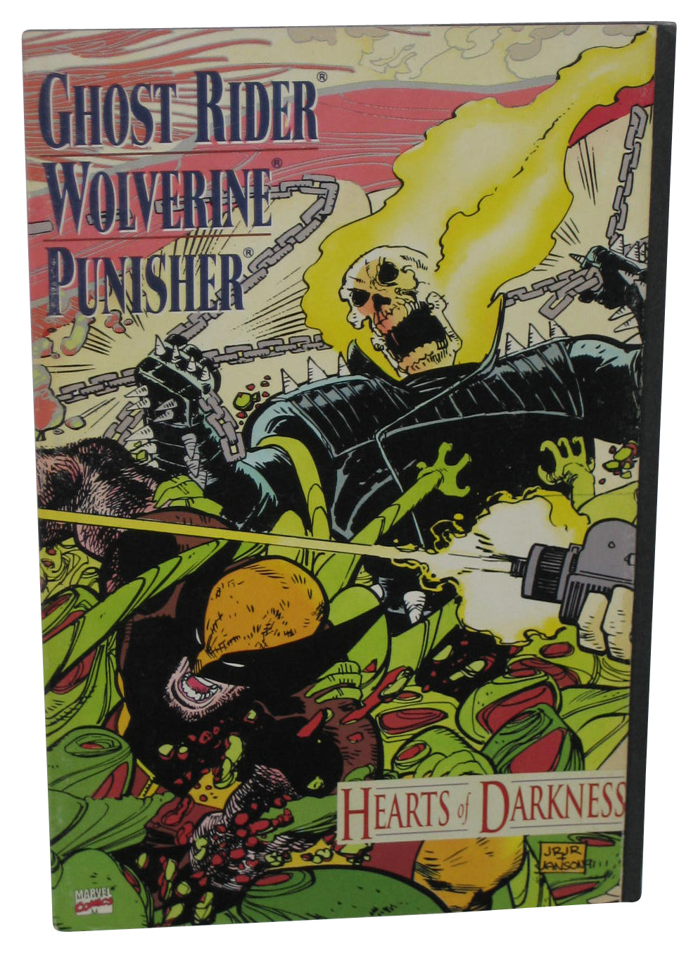 Marvel Ghost Rider Wolverine Punisher (1991) Hearts of Darkness Paperback Book