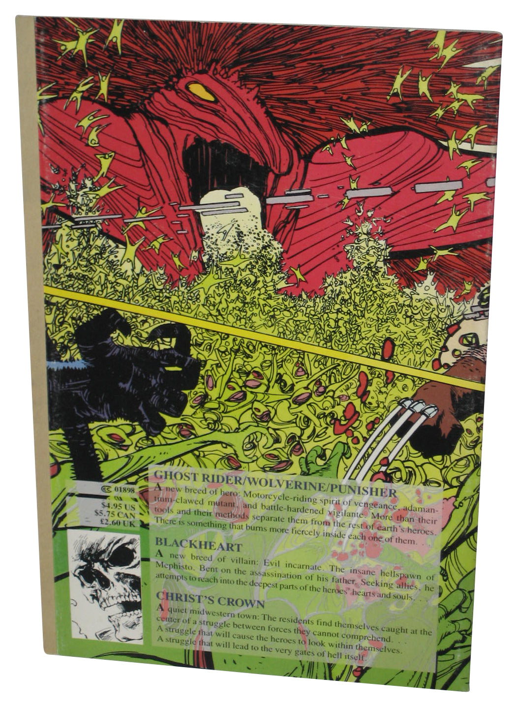 Marvel Ghost Rider Wolverine Punisher (1991) Hearts of Darkness Paperback Book