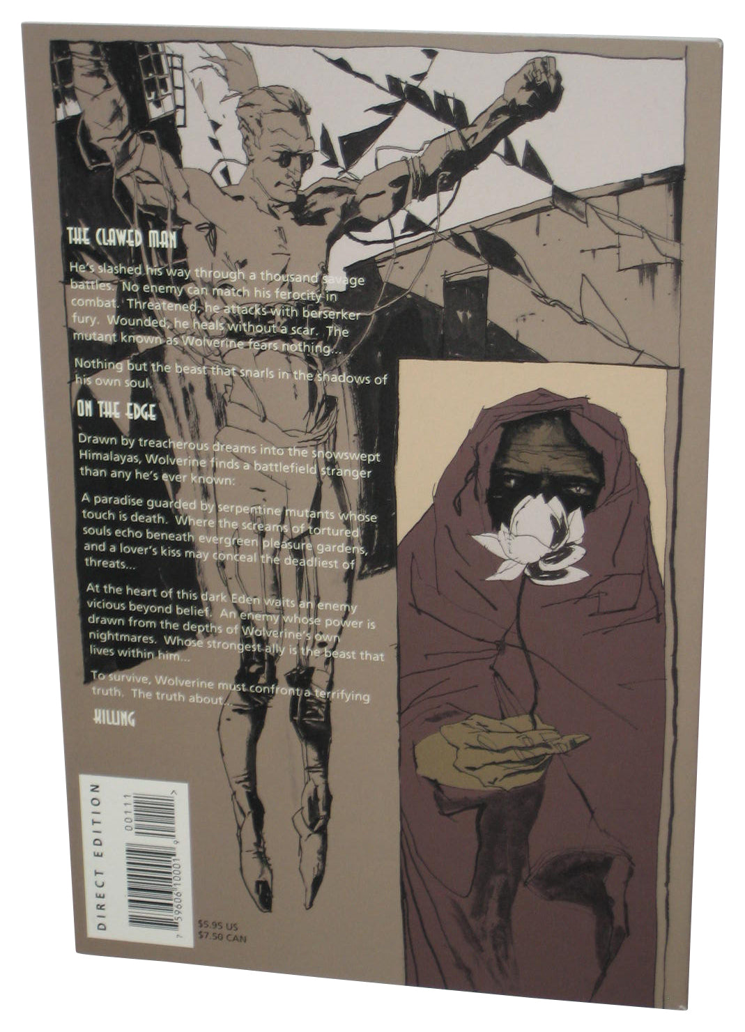 Marvel Comics Wolverine Killing (1993) Paperback Book